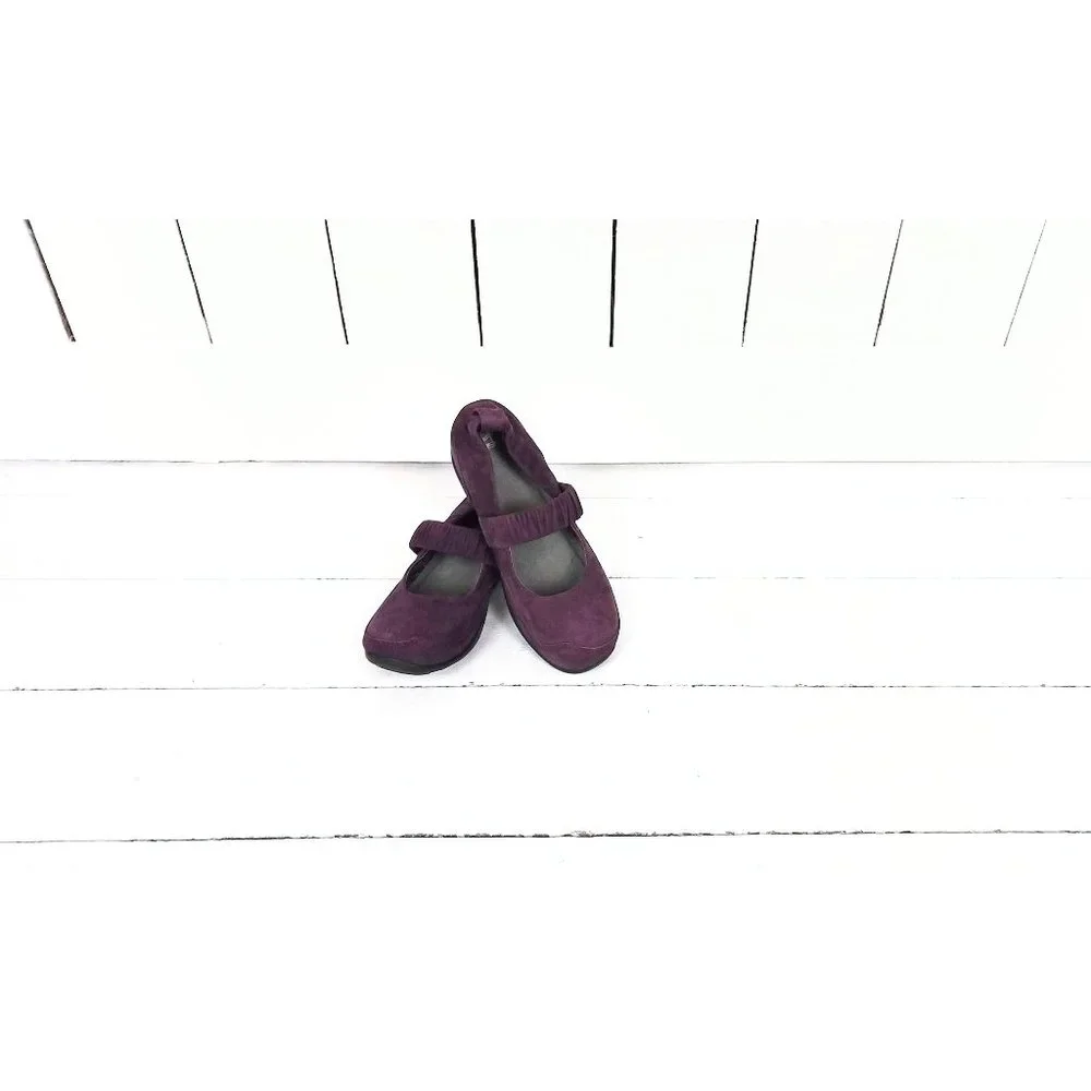 Dansko suede leather mary jane slip on walking shoes Chrissy Kid suede shoes/37 - Picture 1 of 8